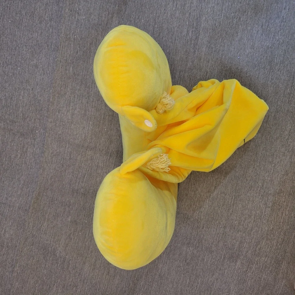 Pokemon Pikachu Hooded Neck Pillow 90sYellow Plush Travel Support Pokeball Logo - Picture 5 of 10